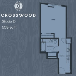 Crosswood Studio D 509 sqft