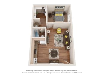 410 Heights | One Bed