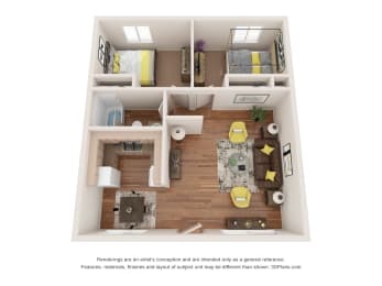 410 Heights | Two Bed