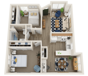 The Montavilla | Two Bedroom ADA