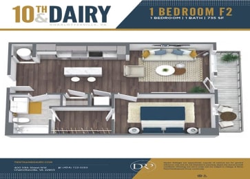  Floor Plan 1 BEDROOM F2