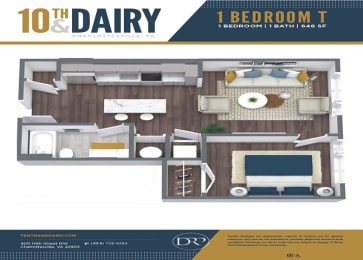  Floor Plan 1 BEDROOM T
