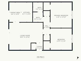 A black and white image of a house floor plan.