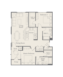 2 bed 2 bath A at Circa 37 Apartments, California