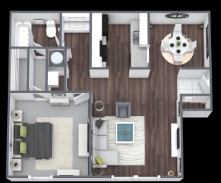 the bedroom floor plan of a 2100 sq ft studio