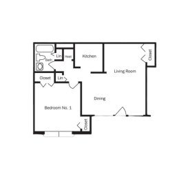 a drawing of a floor plan of a house