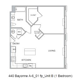 Floor Plan  luxury rental apartments at cityline bayonne in bayonne nj on avenue e