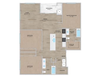 LILY 3 BDRM 2 BATH at Enclave Apartments, Henderson