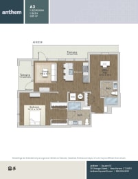 Floor Plan  at Anthem at Square 10 in New Haven, CT 06511