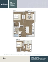 Floor Plan  at Anthem at Square 10 in New Haven, CT 06511