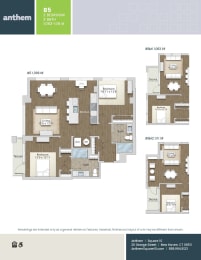Floor Plan  at Anthem at Square 10 in New Haven, CT 06511