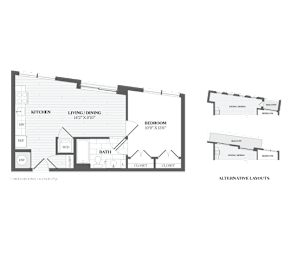 A black and white image of a floor plan for a house.