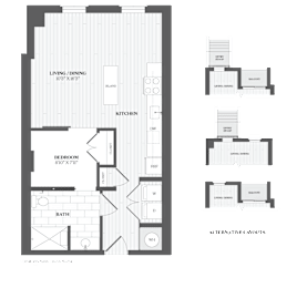 Studio S11MTa Floor Plan at The Audubon New Haven, New Haven