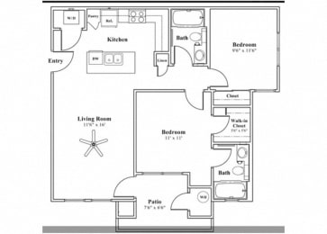 1 2 3 Bedroom Apartments in Phoenix AZ West Town Court