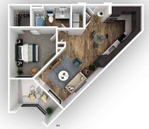 A5 is the label of the floor plan.
