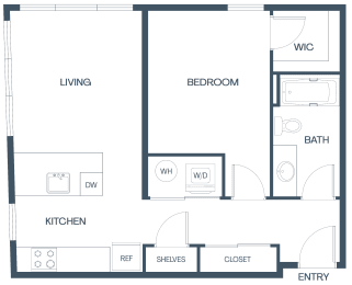 B4 Floor Plan at Baldwyn, Washington