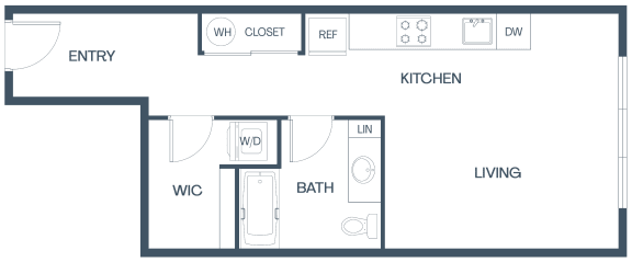A3 Floor Plan at Baldwyn, Washington, 98125