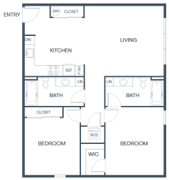 C5 Floor Plan at Baldwyn, Washington
