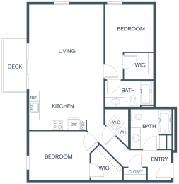 Two Bedroom Apartments at Baldwyn, Seattle