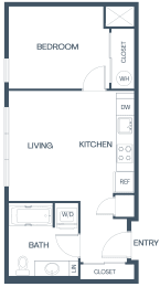 B8 Floor Plan at Baldwyn, Seattle, WA 98125
