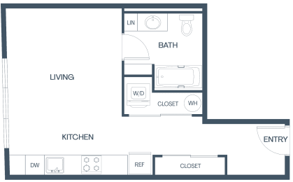 Studio MFTE Apartments at Baldwyn, Washington, 98125