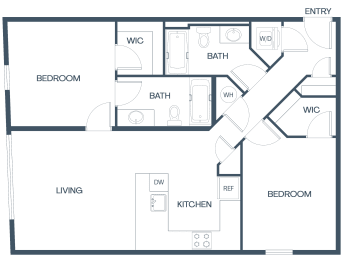 Two Bedroom Apartments at Baldwyn, Seattle, 98125