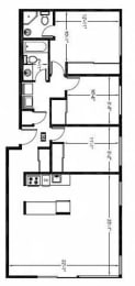  Floor Plan 3 x 2 Small