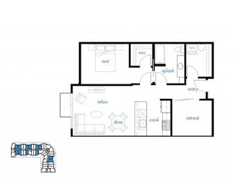Junction Floor Plan at The Platform, Kent, Washington