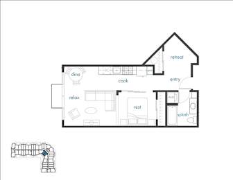 Chassis Floor Plan at The Platform, Kent, Washington