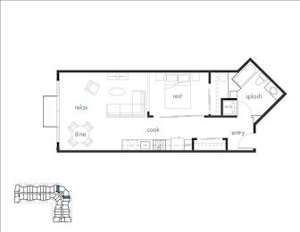 Track Floor Plan at The Platform, Kent