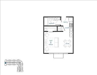 Thomas Floor Plan at The Platform, Kent, Washington