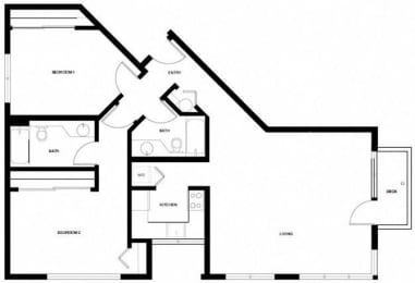  Floor Plan 2x2 Large
