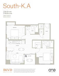Floorplan South K.A at BLVD Beltline, Alberta, T2G 2K4