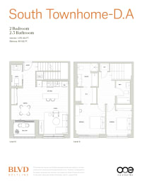 South Townhome D at BLVD Beltline, Calgary, Alberta