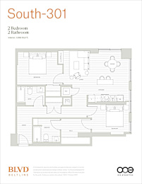 Floorplan South-301 at BLVD Beltline, Alberta
