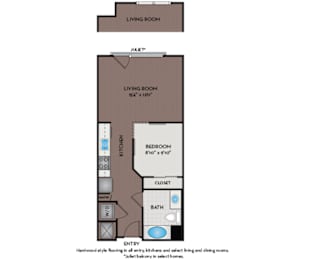 Mallory Square - Rockville, MD - 01S1B Floor Plan