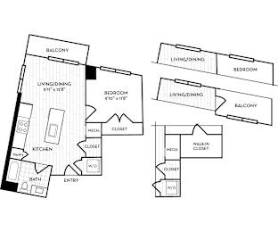 Velo Forest Hills - Boston, MA - A4 Floor Plan