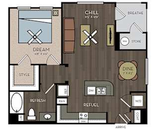Avion on Legacy - Scottsdale, AZ - A1 Floor Plan