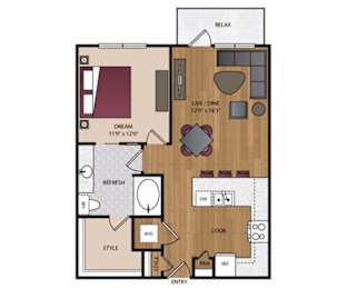 Stella Apartments | Dallas, TX | 11F3D Floor Plan