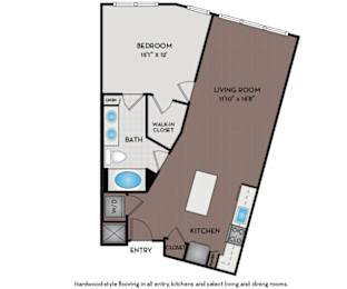 Mallory Square - Rockville, MD - 11F4 Floor Plan