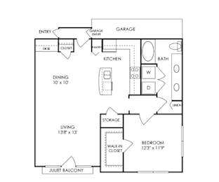 Dwell at McEwen - Franklin, TN - A10 Floor Plan