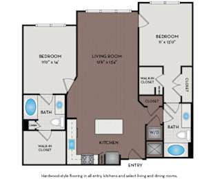 Mallory Square - Rockville, MD - 22F4D Floor Plan