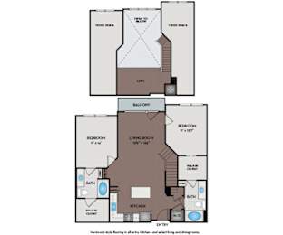 Mallory Square - Rockville, MD - 22L1B Floor Plan