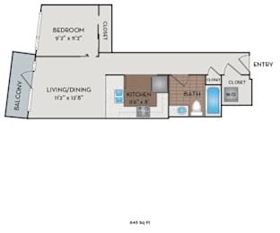 The Matisse - Portland, OR - The Lautrec II floor plan