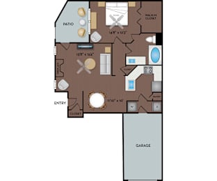 NoA on McNeil - Austin, TX - 11F1B Floor Plan
