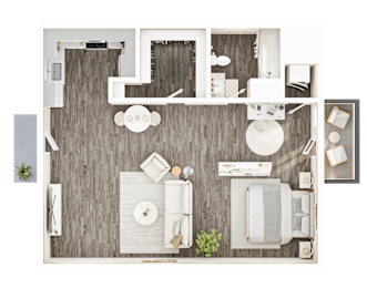Avia McCormick Ranch - Zinnia 3D Floor Plan