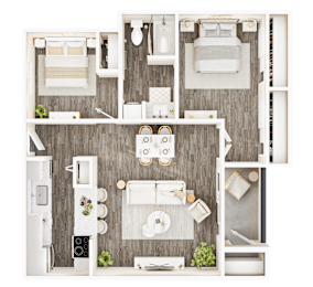 Avia McCormick Ranch - Jasmine 3D Floor Plan