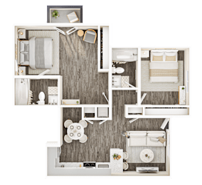 Avia McCormick Ranch - oasis 3D Floor Plan