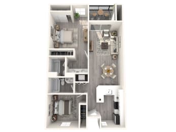 Newport Palms 2x2 C Floor Plan