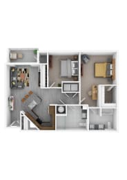 Oakwood 2BR 2 BA